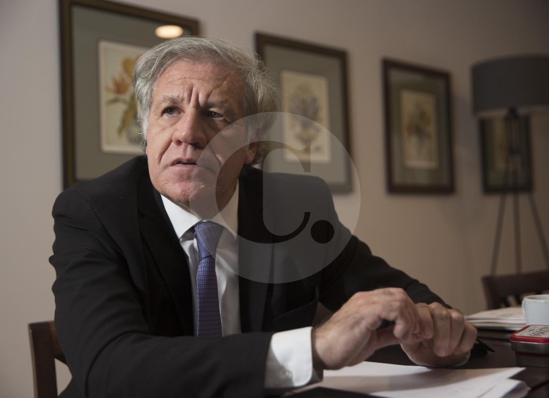 El Secretario General de la OEA, Luis Almagro concluiría su periodo al frente de la OEA en 2020. FOTO edwin bustamante