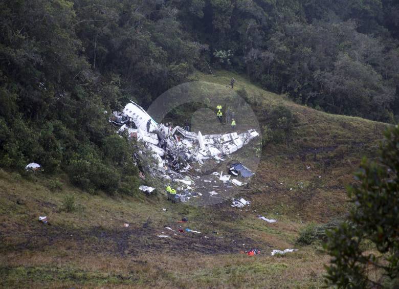  En el accidente, que se produjo el 29 de noviembre, murieron 71 de las 77 personas que iban a bordo. FOTO Esteban Vanegas