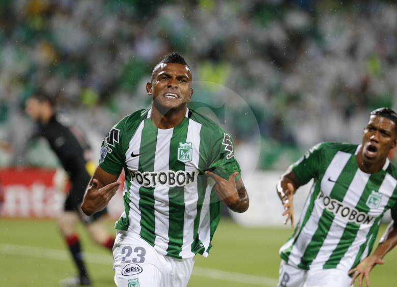 Los goles de Miguel Ángel Borja pusieron a Nacional en la final de la Copa Libertadores-2016. FOTO Juan Antonio sánchez