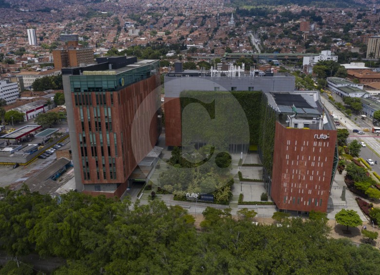 Ubicada en el barrio Sevilla, cerca a universidades y entidades públicas, Ruta N también se visiona como el corazón del Distrito de Innovación en Medellín. FOTO Manuel Saldarriaga