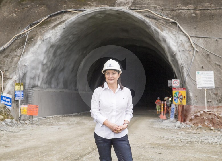 Luz María Correa, presidente de Construcciones El Cóndor, indicó que en 2019 la empresa ganó $73.103 millones. Foto Esteban Vanegas