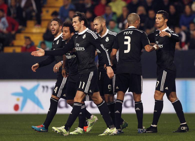 Gareth Bale anotó el segundo tanto para el Real Madrid que sigue firme en el liderato. FOTO REUTERS