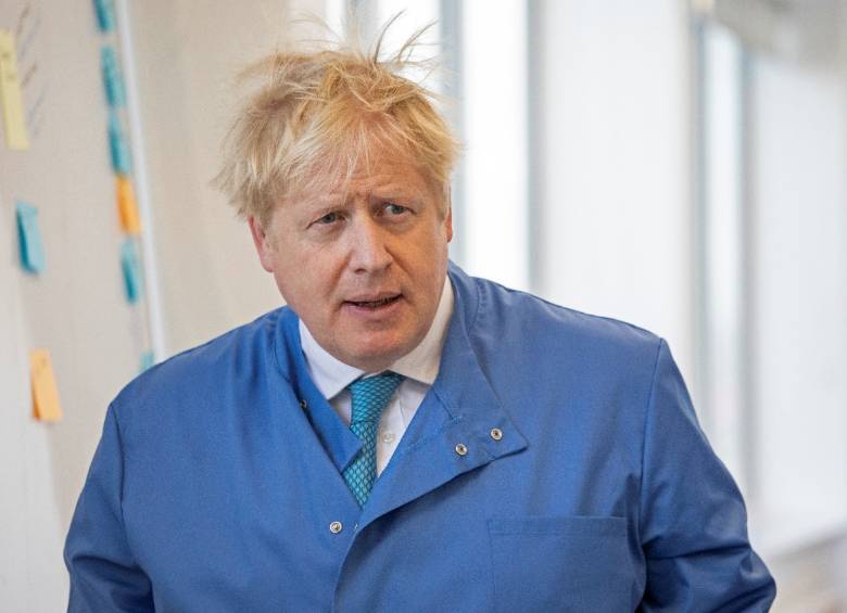 Boris Johnson, primer ministro de Reino Unido. FOTO AFP