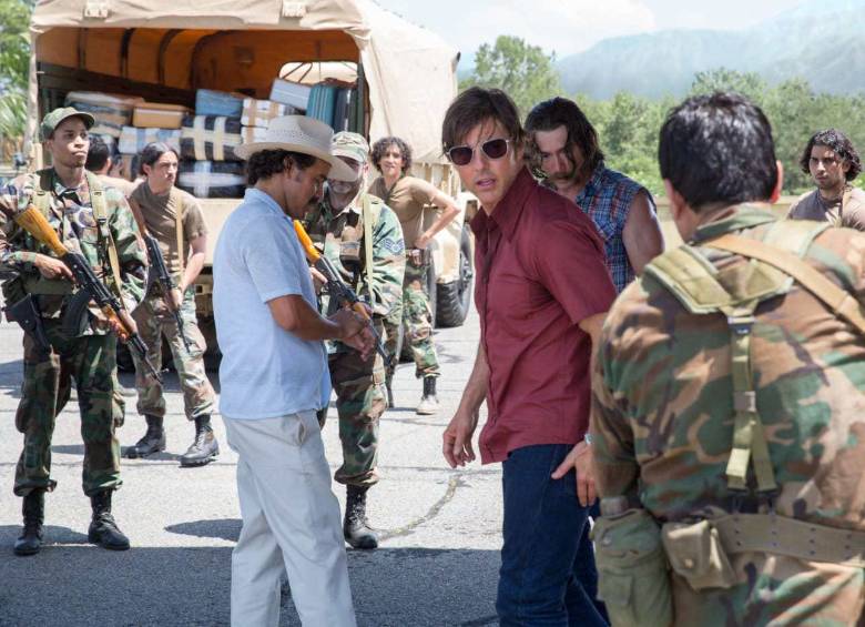 Tom Cruise fue productor y actor protagonista de American Made, que se filmó en varias locaciones de Medellín con el apoyo de la Comisión Fílmica de la ciudad. FOTO cortesía película