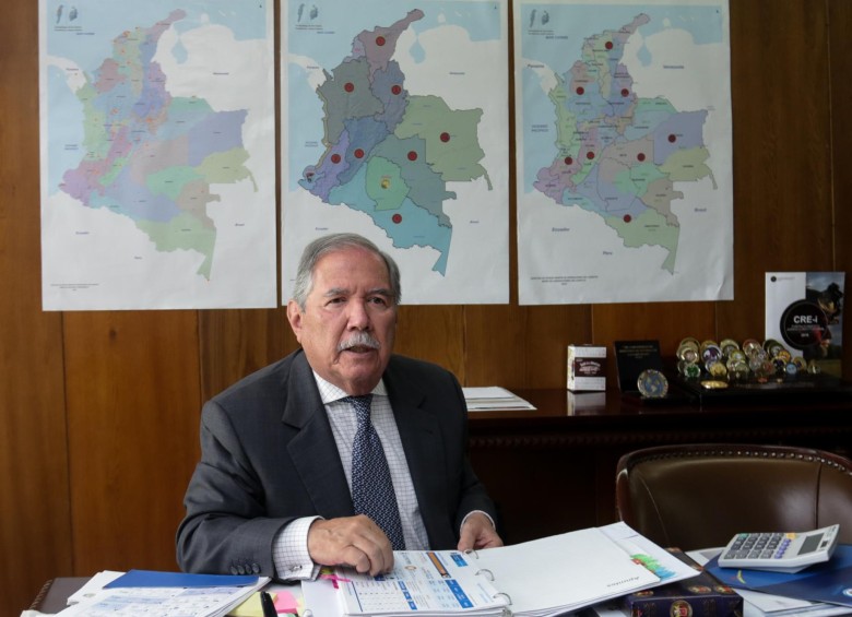 El ministro de Defensa Guillermo Botero estará este martes atendiendo la situación de seguridad en Bello. FOTO COLPRENSA