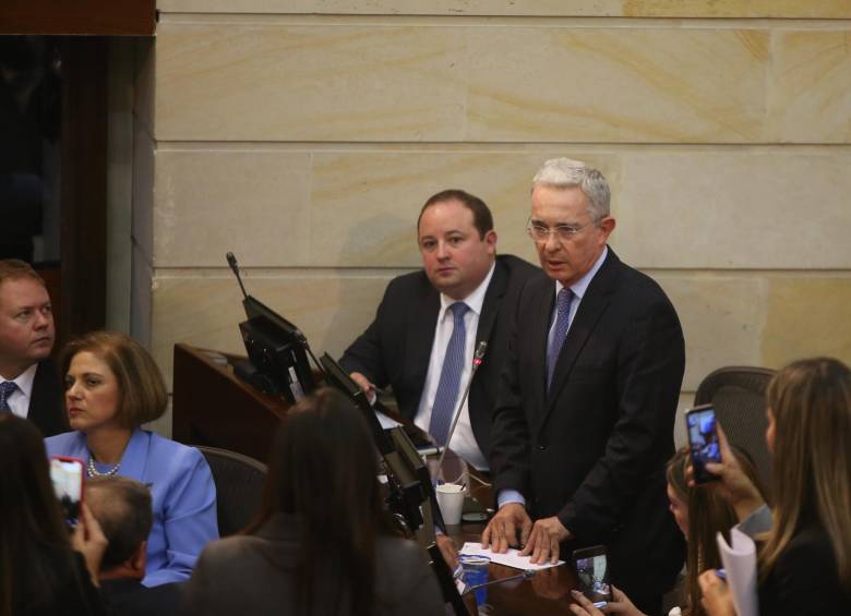 El expresidente Álvaro Uribe. Foto. Colprensa. 