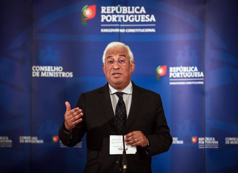 Anonio Costa, primer ministro de Portugal, tuvo fuertes palabras de rechazo a la posicion del norte y en defensa de España. Foto: EFE.