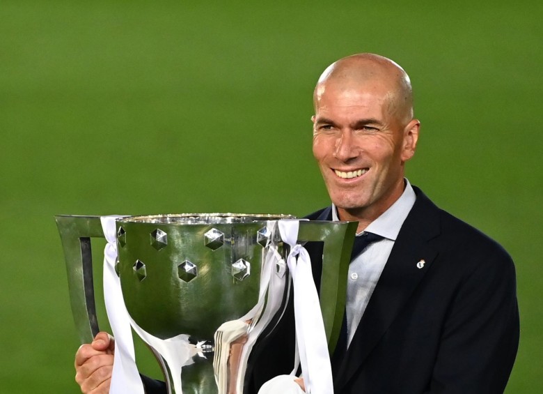 Zidane manifestó que pondrá un equipo competitivo ante el Leganés en el cierre de la Liga española. FOTO AFP