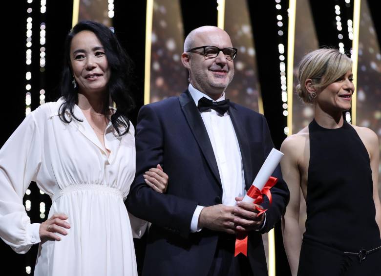 El español Juanjo Giménez ganó este domingo la Palma de Oro al mejor cortometraje del 69 Festival de Cannes por “Timecode”. FOTO AFP