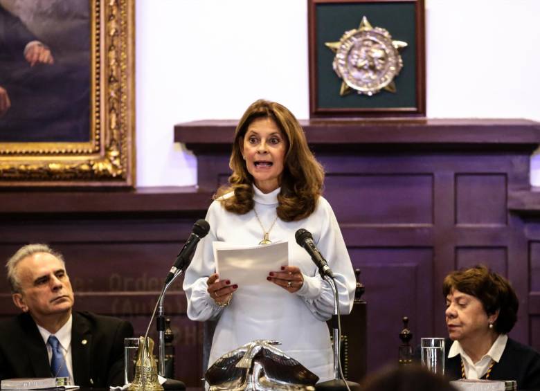 La vicepresidenta de la República, Marta Lucía Ramírez. FOTO Colprensa.