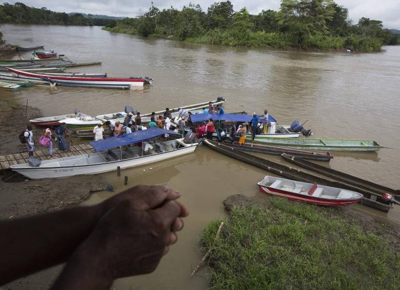 Imagen de ubicación del Bajo Baudó, en el Chocó. FOTO Manuel Saldarriaga Quintero