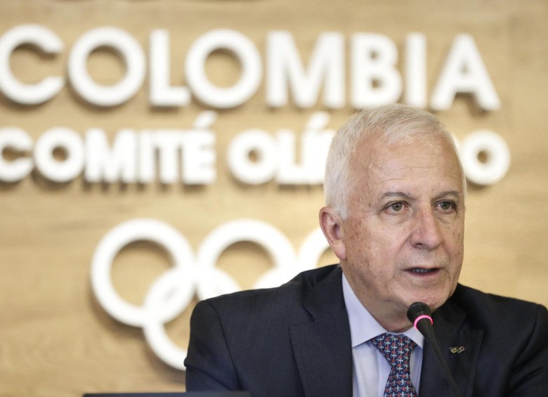 Baltazar Medina, presidente del Comité Olímpico Colombiano, FOTO COLPRENSA