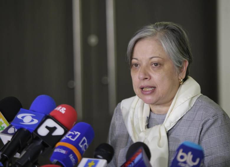 La Vicefiscal general, María Paulina Riveros. Foto: Colprensa