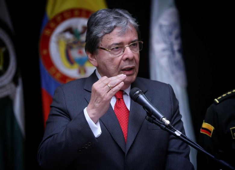 El ministro de Defensa, Carlos Holmes Trujillo. FOTO Colprensa