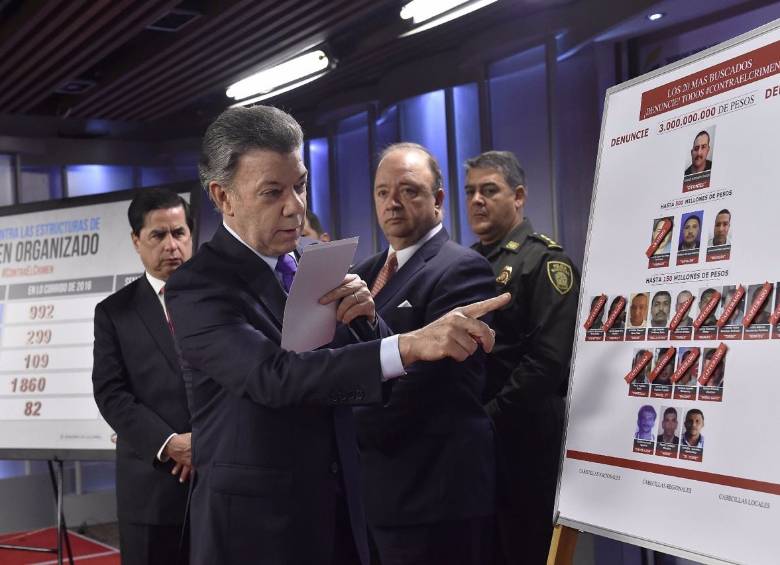 En cuanto a la tasa de homicidios del país, resaltó la reducción de un 5% de este delito por cada 100 mil habitantes. FOTO COLPRENSA