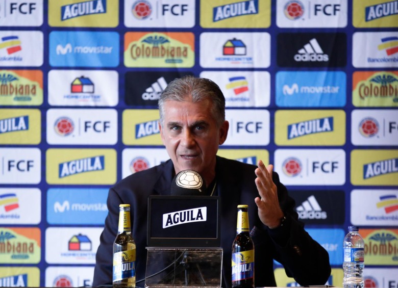 Carlos Queiroz dijo que cada partido en la Copa América lo asumirá como una final. Debutará ante Argentina. FOTO Colprensa