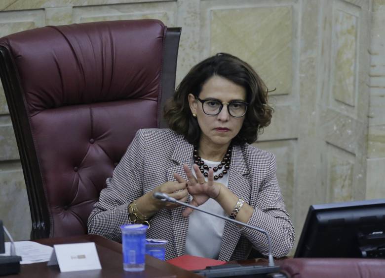 Nancy Patricia Gutiérrez, ministra del Interior. FOTO: COLPRENSA