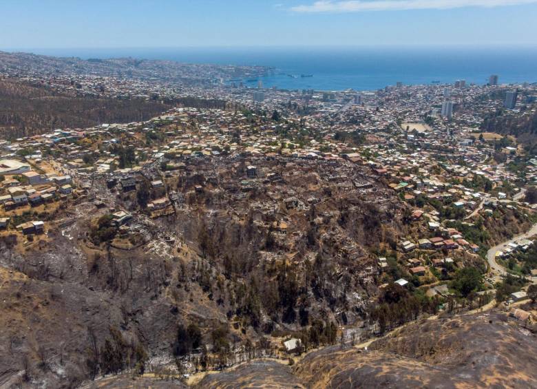 El incendio que le amargó la Navidad a más de 200 familias chilenas