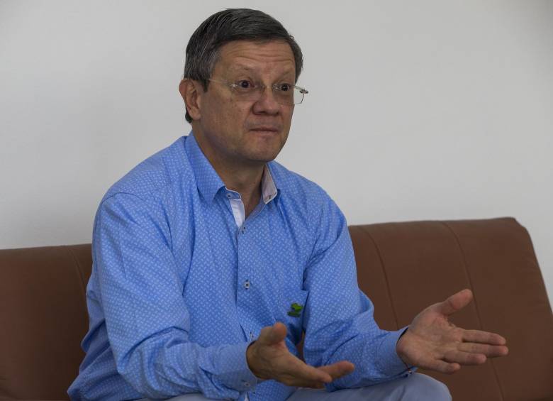 Luis Fernando Suárez, gobernador (e) de Antioquia. FOTO JULIO CÉSAR HERRERA