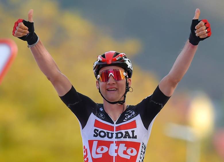 Tim Wellens festejó en la quinta etapa de la Vuelta