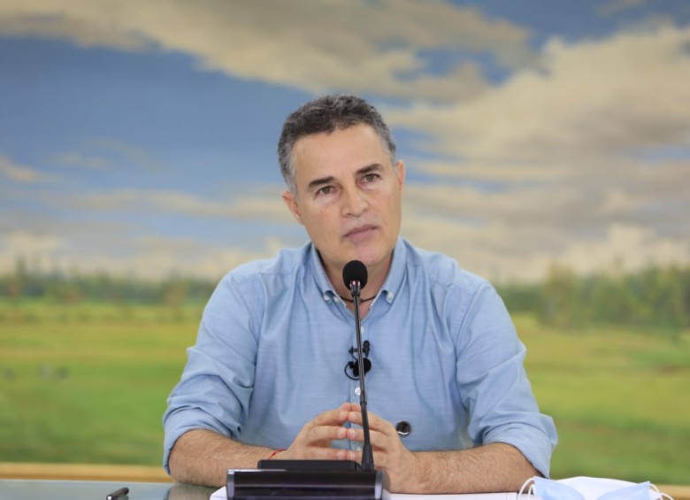 Aníbal Gaviria, gobernador de Antioquia. Foto Gobernación de Antioquia