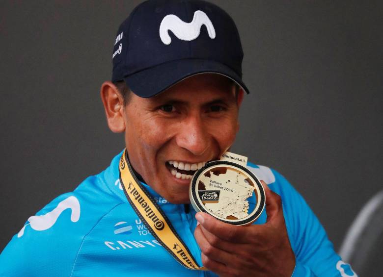 Este fue el segundo triunfo de Nairo en la temporada. En febrero ganó etapa en el Tour Colombia. FOTO EFE