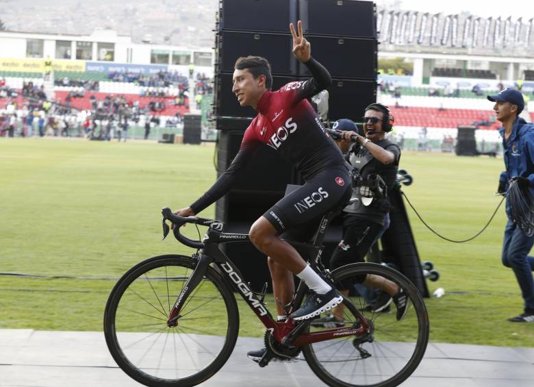 Por primera vez, Egan dice que si tiene opción de luchar por el Tour lo hará. Se entrena en el país. FOTO MANUEL SALDARRIAGA