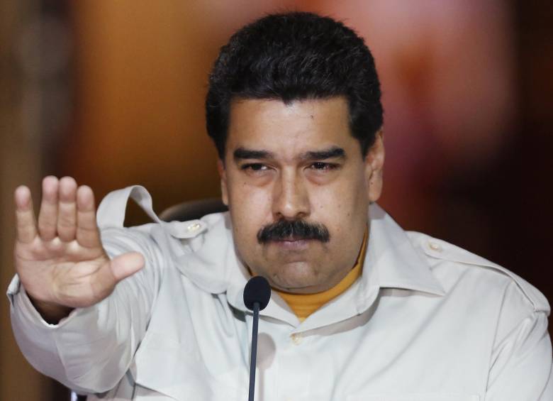El presidente de Venezuela, Nicolás Maduro, señaló que el político opositor fue detenido “por orden de la fiscalía” y señaló que “va a ser procesado por la justicia venezolana para que responda por todos los delitos cometidos contra la paz del país”. FOTO REUTERS