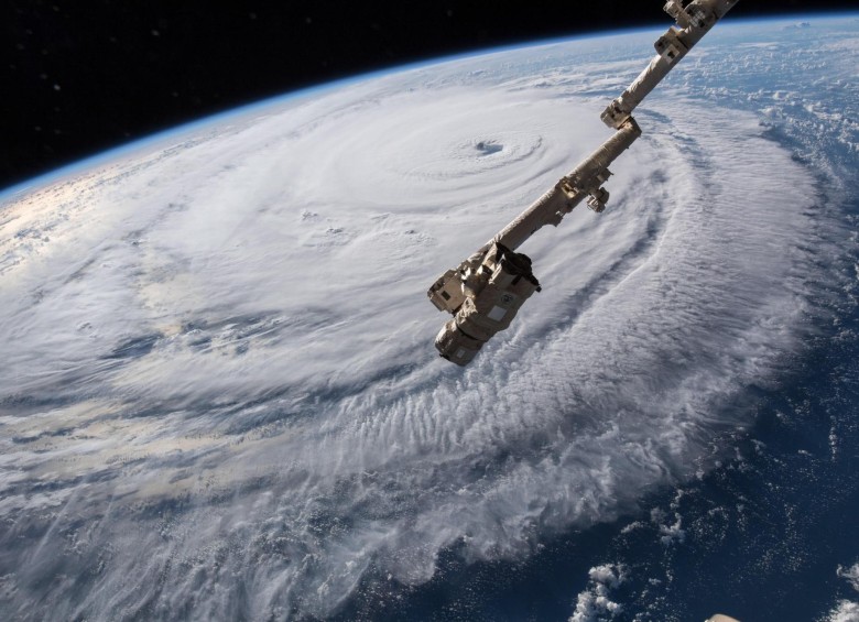 Huracán Florence rumbo a la costa sureste de Estados Unidos. FOTO: EFE