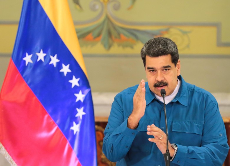 La Cancillería de Chile instó al gobierno de Nicolás Maduro (foto) a “actuar con responsabilidad y cordura y a retirar sus calumniosas insinuaciones en contra de nuestro país”, Foto EFE.