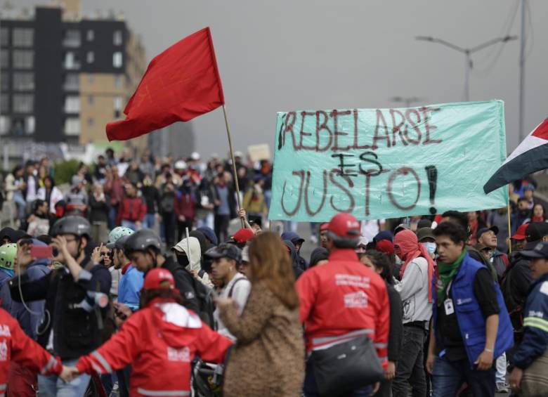 Las movilizaciones en el país se han dado, con continuidad, desde el 21 de noviembre del año pasado. FOTO COLPRENSA