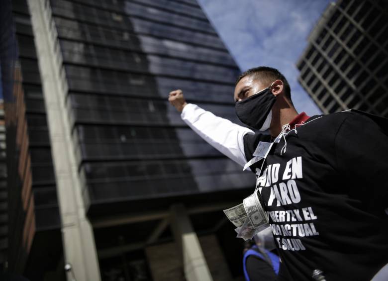 Las concentraciones empezaron desde las 8:00 a. m. FOTO COLPRENSA