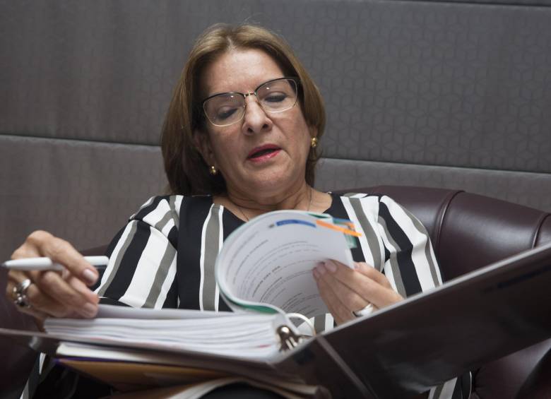 La ministra de Justicia, Margarita Cabello, es la anfitriona de la Conferencia Comjib. FOTO Edwin Bustamante