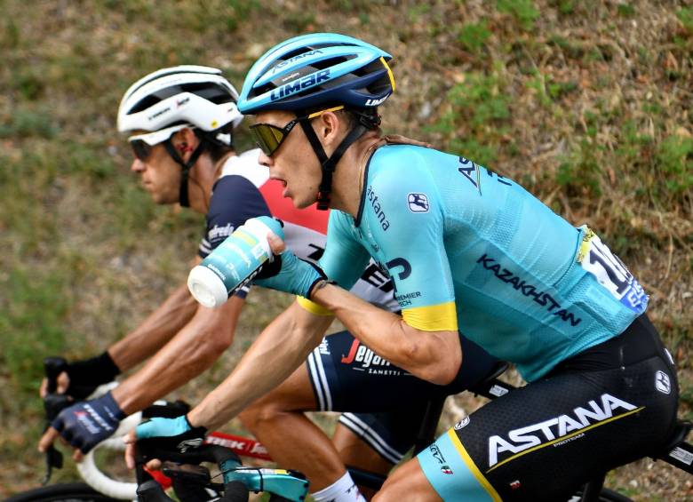 Miguel Ángel López corredor del Astana que es cuarto en la clasificación general del Tour de Francia. FOTO AFP