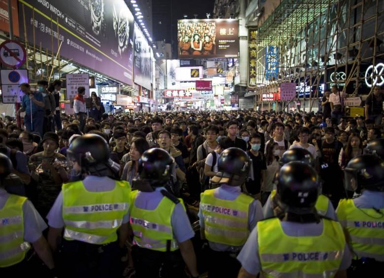 Las protestas pro democracia en Hong Kong llevan cerca de dos meses. FOTO REUTERS