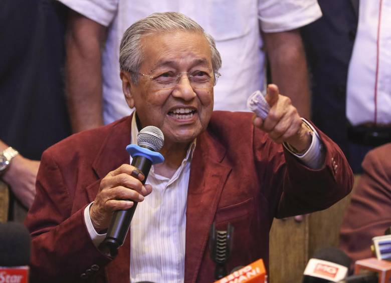 El presidente malasio Mahathir Mohamed. Foto: EFE 
