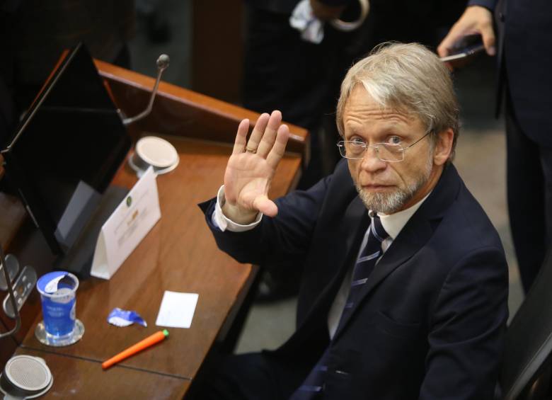 Bogotá. Julio 20 del 2018. Éste viernes se lleva a cabo la Instalación del Congreso 2018. En la foto: Antanas Mockus, Senador. (Colprensa - Álvaro Tavera).
