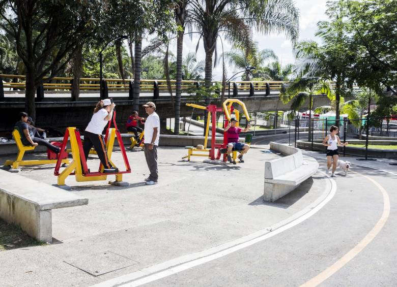 Los habitantes del norte de Itagüí ahora pueden disfrutar de este gimnasio al aire libre.