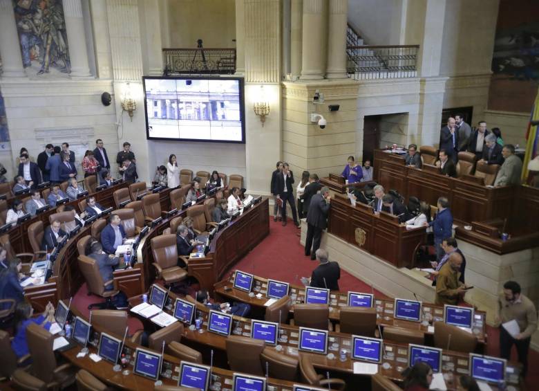 Debate comisiones económicas del Congreso de la República sobre el Plan Nacional de Desarrollo ‘Pacto por Colombia, Pacto por la Equidad’. Foto: Colprensa
