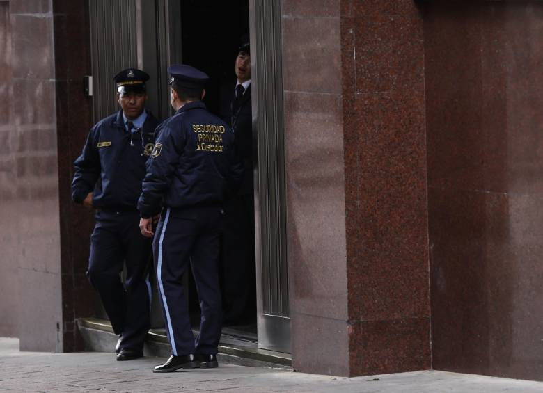 Guardia de seguridad privada. FOTO: COLPRENSA
