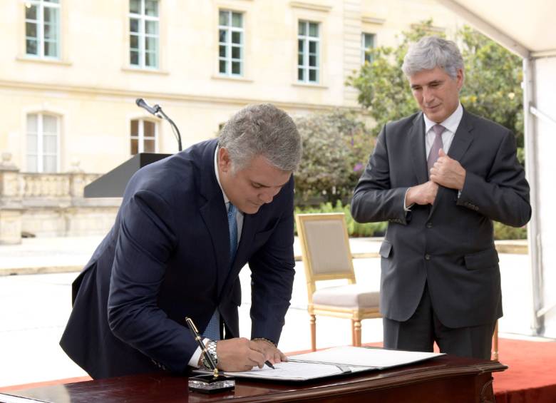 El presidente Iván Duque. FOTO Colprensa.