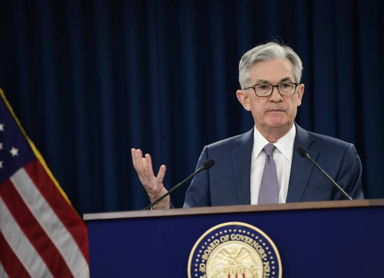 Jerome Powell, presidente de la Reserva Federal de Estados Unidos, organización que anunció recortes en sus tasas de interés durante la jornada de ayer. FOTO Getty