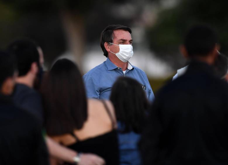 Presidente brasileño, Jair Bolsonaro. FOTO AFP