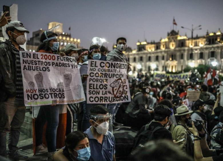 Las protestas se vivieron en diez ciudades. FOTO: EFE
