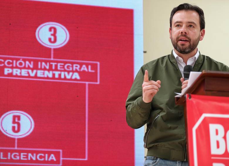 El candidato a la alcaldía de Bogotá, Carlos Fernando Galán. FOTO Colprensa.