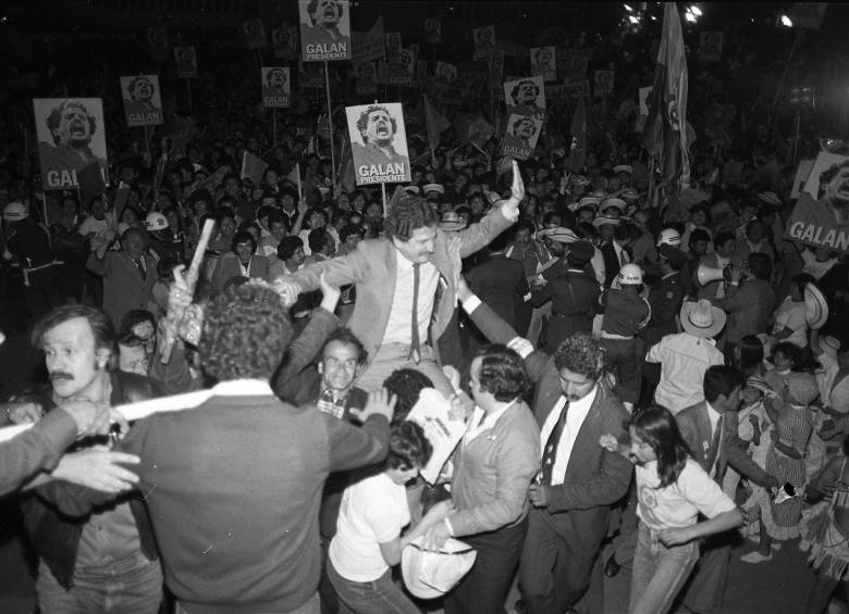 Luis Carlos Galán Sarmiento fue asesinado en Soacha, Cundinamarca, el 18 de agosto de 1989. FOTO COLPRENSA