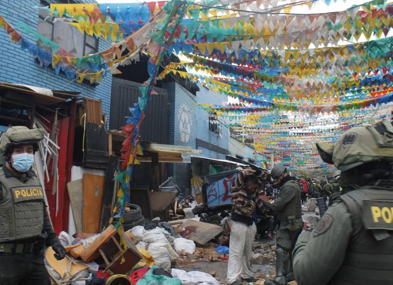 El CTI señaló que en el lugar habían casas donde se realizaban torturas y asesinatos, incluso haciendo uso de materiales químicos como ácido. FOTO COLPRENSA