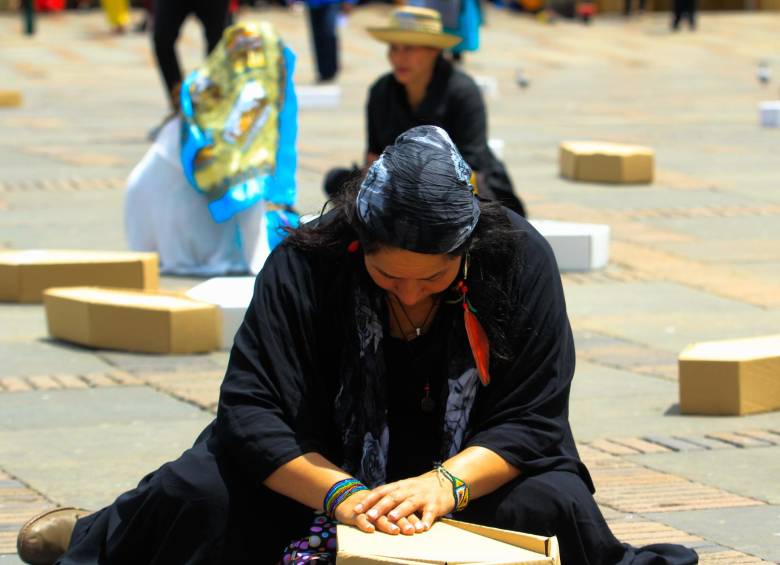 Doce mil son los niños indígenas Wayuú, menores de cinco años de edad, que según líderes de esa comunidad han muerto desde el 2012 a la fecha. FOTO COLPRENSA