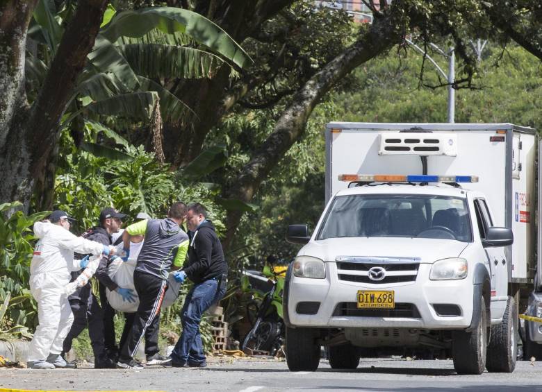 Durante enero en Medellín, en promedio, una persona fue asesinada cada 14 horas. FOTO ARCHIVO (EDWIN BUSTAMANTE)