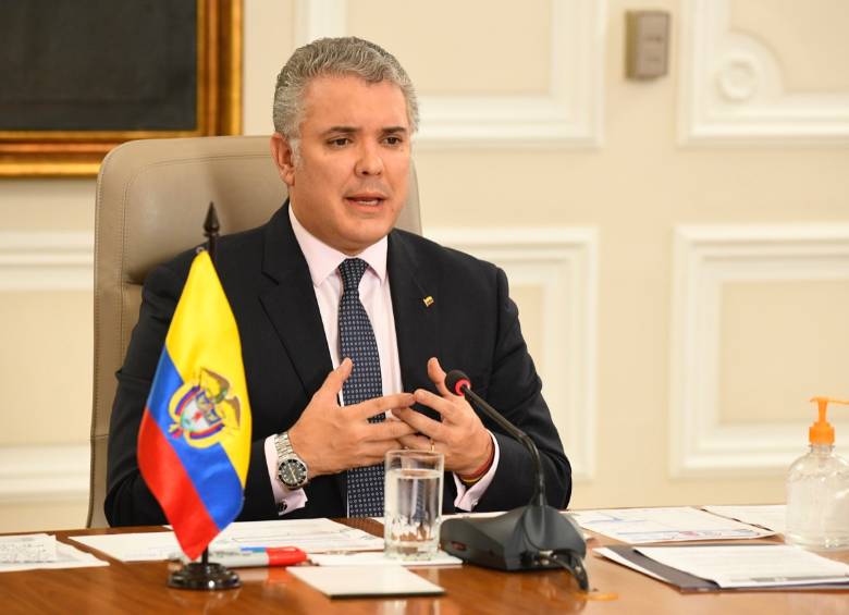 El contrato busca identificar el riesgo reputacional del presidente Iván Duque y su despacho. FOTO Colprensa